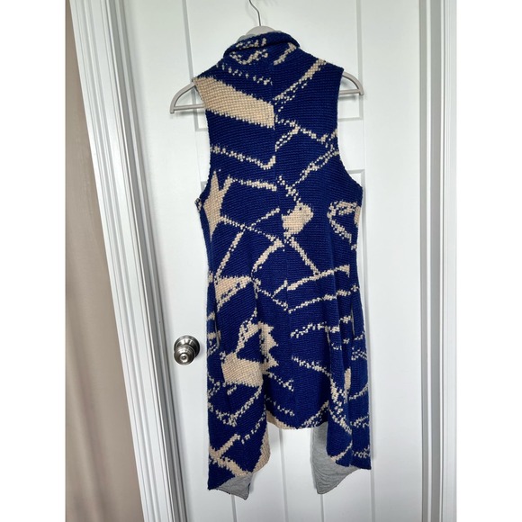 Anthropologie Tabatha Blue‎ Sweater Vest women's size medium - Picture 7 of 11